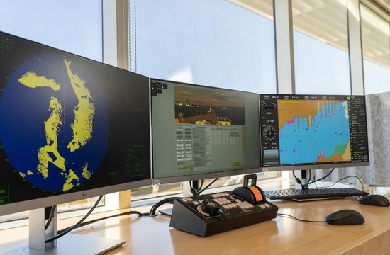 photo of desktop simulators with radar